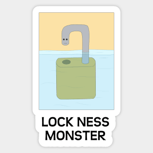 Lockness Monster Sticker